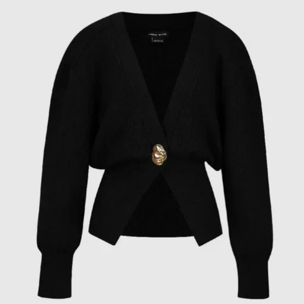 Urban Revivo V-Neck Knitted Cardigan - NWT - Size US 10/EUR 42